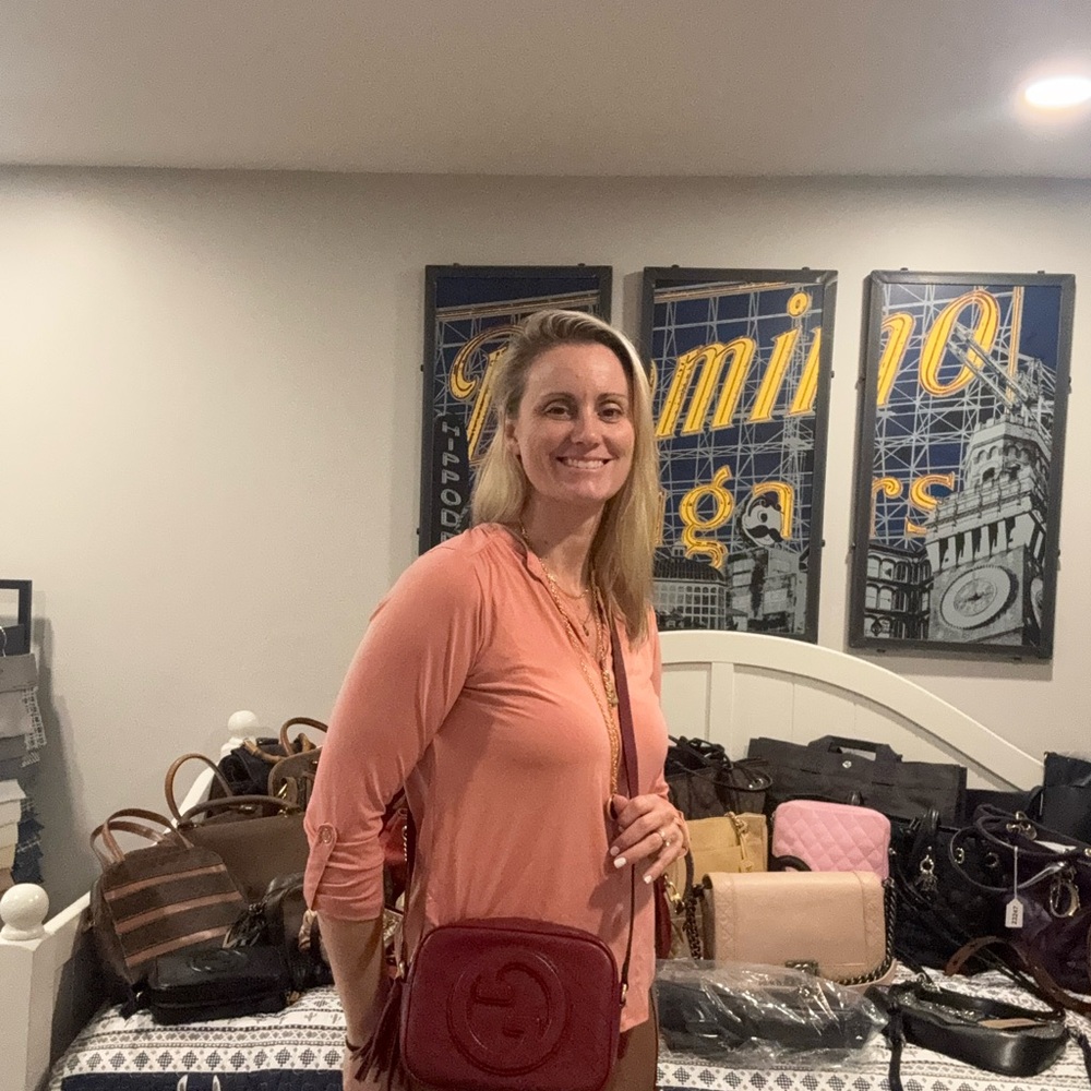Gucci Blondie Burgundy Crossbody - Picture 12 of 13